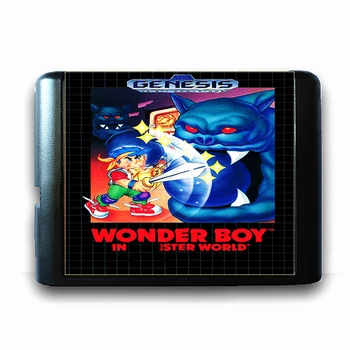 Čudo-dječak u svijetu čudovišta za 16-bitni igraće karte Sega MD za Mega Drive za igraće konzole Genesis