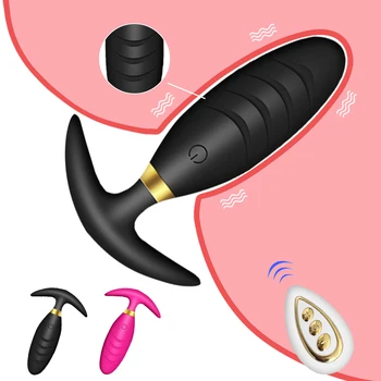 Bežični Anal Analni Čep za Masažu Prostate Za Odrasle Peder Proizvod Mini Bullet Stimulator Klitorisa Vibrator Seks Igračke za Žene i Muškarce