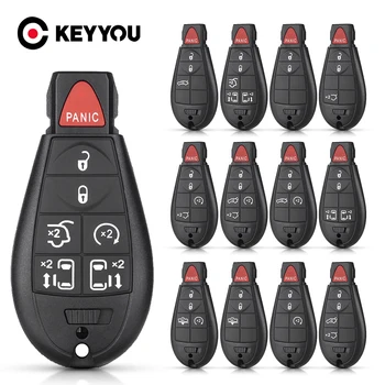 KEYYOU Zamjena Smart Remote Key bez ključa Privjesak Torbica 3 + 1 4 Gumb Auto Privjesak Za Chrysler, Jeep Commander Grand Cheroke