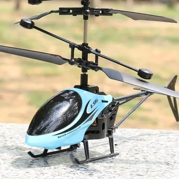 2-Smjerni Helikopter na Daljinsko Upravljanje sa Svjetlom Usb Punjenja, Otporan na Pad Mini-Model Aviona za Djecu, Otporan Igračke, Pokloni