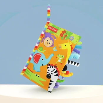 0-12 Mjeseci Repovi Životinja Tkanina Knjige Dijete Istražuje Razvoj Tkiva Knjigu Novorođenog Djeteta Rano Učenje Prsten Papir 3D Knjiga Igračke