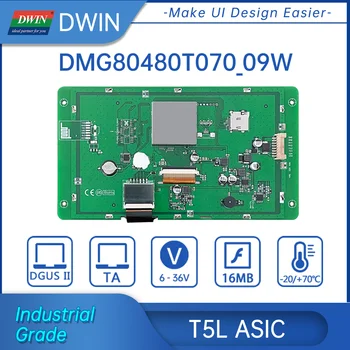 ДВИН 7 inča Visoke Svjetline LCD Zaslon Arduino ESP32 Zaslon 800*480 RS232 Industrijsku Touchpad UART TFT Ekran DMG80480T070_09W