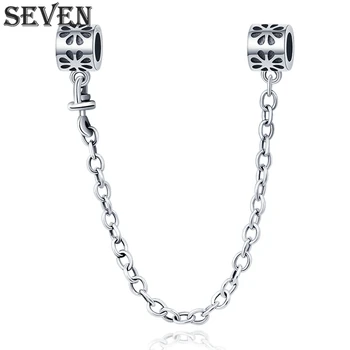 Cadena seguridad naknada de lei 925 odgovara originalni pandora narukvica za žene srebro 925 diy privjesak perle za nakit srebra 925