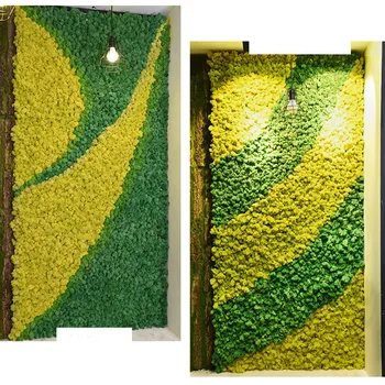 Kvalitetna Umjetna Zelena Biljka Besmrtnost Lažni Cvijet Moss Trava Osnovna Dnevni boravak Dekorativni Zid DIY Cvijet Mini Pribor