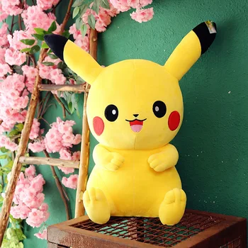 35 cm Slatka Pikachu Pliš Igračku Mekana Igračka Pokemon Lutke Anime Igračke za Djecu Lutka za Dijete Rođendan Pokloni Visoke Kvalitete
