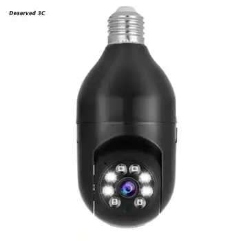Bežična Kamera za Sigurnost R9CB E27 Žarulja s 360 ° 1080P sa 2-traka Jezika IR kamera-Noćni Skladište za Dijete Starije