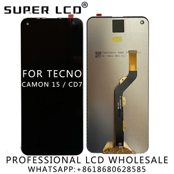 Za Tecno CAMON 15 CD7 Zamjena LCD zaslona Mobilnog telefona je Osjetljiv na dodir Digitalizator Popravak Zaslona Sklop