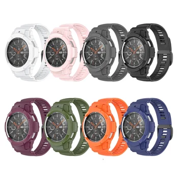 Za Samsung Galaxy Watch 4 Classic 40 mm 46 mm 42 mm 44 mm Remen + torbica Silikonska Zaštitna Navlaka Torbica Uzicom za sat Galaxy Watch 4 Remen