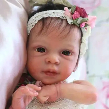 Slikano Реборн Dječji Komplet Leighton Rose je U nesastavljeni 15 Inča Veličine Novorođenčeta S Obojene Kose Dječji DIY Kit Dar Za Djecu