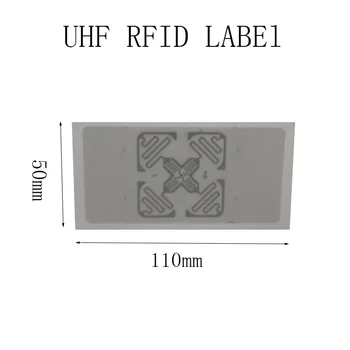 Tag naljepnica papir bijeli bakra 110кс50 ILI 110*90 izradu custom size prečac UHF РФИД Х47 proizvodnja s čipovima Импджин M4