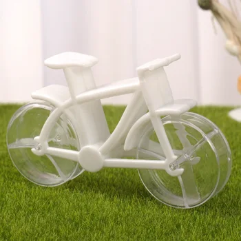 5pcs Bicikl Oblik bombonijeru Bicikl Slatke Kutije Vjenčanje Favorizira Paket Rođendan Korist Torbu Čokolada Pakiranje Poklon Kutija Dijete