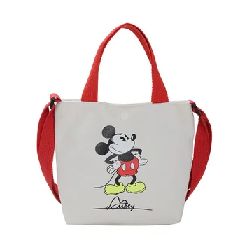 Disney crtani slatka Mickey torbe dijagonalni torba preko ramena prijenosni Korejski platnu mala torba djevojka novčić torba