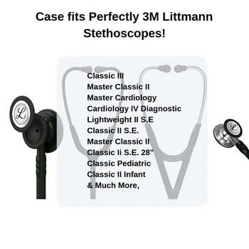 Tvrdi EVA Prijenosni Stetoskop Torbica za Nošenje Vrećica Torbica za 3M Littmann Classic III/MDF/ADC/Omron i ostali Pribor