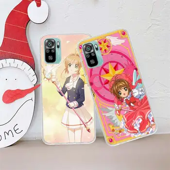 Karta Lopov Sakura Anime Torbica Za Telefon Xiaomi Redmi Note 11 10 Pro Max 9 8 7 11T 11S 11E 10S 8T 9T 9S 4G 5G 6 5 4 4X Capa Torbica