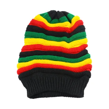 2022 Zimska Moda Hip-Hop Bob Marley Jamajke Reggae Rasta Šarene Šarene Kape-Bini Za Muškarce I Žene Unisex
