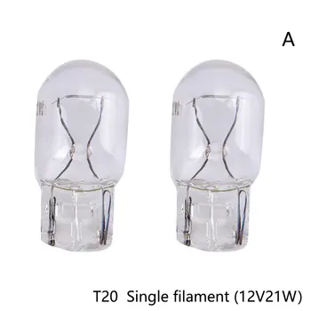 2 komada T20 7443 7440 Upozoravajuća Žaruljica 5 W 3800 Za Halogene žarulje, Prozirno Staklo Dnevna Svjetla Skretanje Stop Kočnice, Stražnji Lampa DRL Lampe