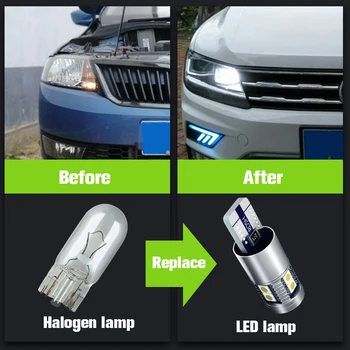 2 kom. Parking LED Lampa Oa Žarulja T10 W5W Canbus Za Volvo C30 C70 S40 S60 S70 S80 V50 V70 XC70 XC60, XC90