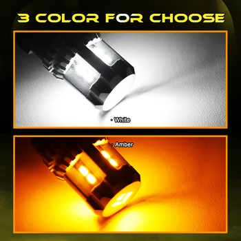 2x Upozoravajuća Žaruljica 7443 7440 Standby Led-svjetlo za vožnju unazad Auto Brake signal Led žarulja 12V, Bijela, Narančasta svjetiljka W21 5W W21/5W T20 LED