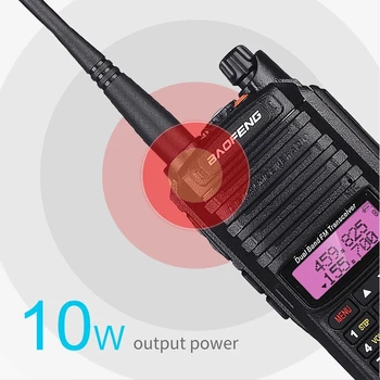 Originalni Dual PZR Baofeng UV-9R Plus sa Slušalicama Vodootporan 10 W Radio Prijenosni prijenosni radio Udoban Amaterka Radio za Lov na 10 km