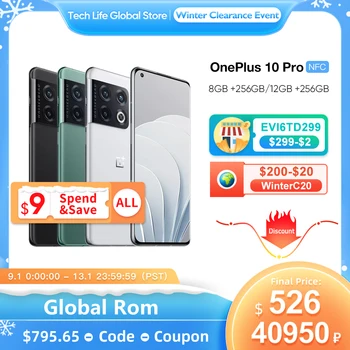 Smartphone OnePlus 10 Pro 5G s globalnom ROM Snapdagon 8 Gen 1 6,7 